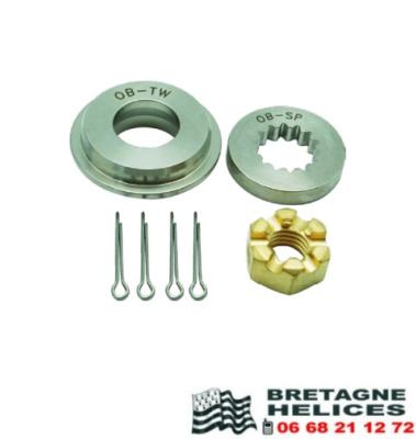 KIT DE MONTAGE HELICE  OB-PKT JOHNSON EVINRUDE 15 - 35 CV 14 CANNELURES