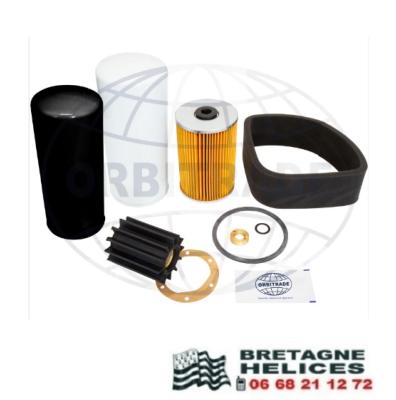 KIT ENTRETIEN MOTEUR YANMAR 6LYA, 6LY2A, 6LY3 ORBITRADE 10095