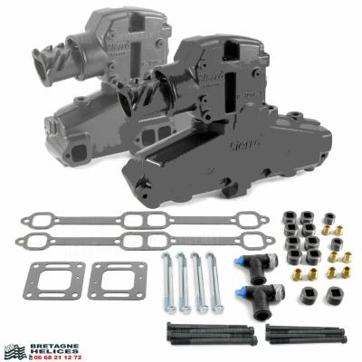 COLLECTEUR ECHAPPEMENT SIERRA MERCRUISER 5.0L 5.7L V8 87114, 44354 1983-2003