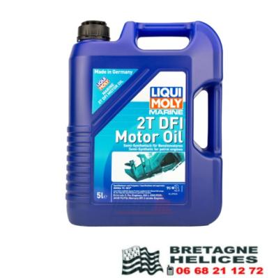 HUILE HORS-BORD 2T LIQUI MOLY DFI INJECTION DIRECTE ET OPTIMAX BIDON 5L