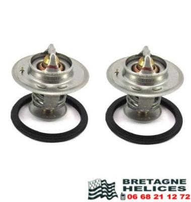 LOT DE 2 KITS THERMOSTATS 81°C VOLVO DIESEL OEM 3831424, 875849, 876128, 889425