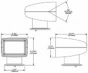 PROJECTEUR MOTORISE 24V 360° HORIZ. JABSCO 146SL 60080-0024