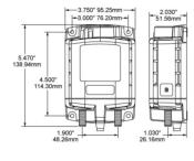 SOLENOID SERIE ML 500A 12V RBS (COMMANDE MANUELLE) BLUE SEA 7700