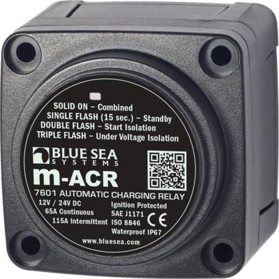 MINI RELAIS AUTO DE CHARGE 65A 12/24V BLUE SEA 7601