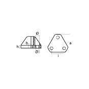 ANODE ZINC TRIANGULAIRE FLEXOFOLD TECNOSEAL 01041