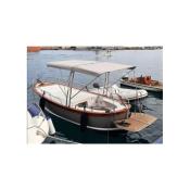 ROLL BAR POUR BATEAU AVEC TAUD DE SOLEIL SUPERIOR AVANT ET ARRIÈRE HAUTEUR 150CM