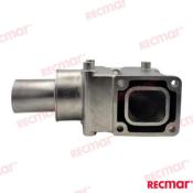 COUDE ECHAPPEMENT INOX MERCRUISER 4" 7º V6 V8 OEM 44354A3, 807914A1, 807988A03, 807988A08, 807988A2, 807988Q03