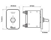 Interrupteur/disjoncteur hydromagnétique 40A QUICK FDWCB0400000A00