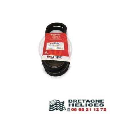 COURROIE ALTERNATEUR YANMAR 6CX-ETE, -GT, M-ETE OEM 25132-004250E