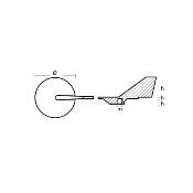 ANODE DERIVE ZINC TECNOSEAL 01104 YAMAHA MARINE OEM 688-45371-02