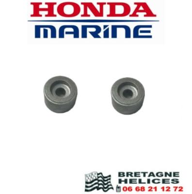 LOT DE 2 ANODES ALU BLOC HONDA 12155-ZV5-000