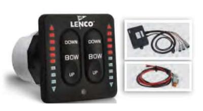 CONTACTEUR SEMI INTEGRE LENCO 12/24V LED + BOITIER + FAISCEAU 76CM LENCO 15270-001