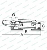 FERMETURE 89 MM INOX 316 TOP QUALITE