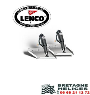 KIT FLAPS LENCO EDGE MOUNT COMPLET 12V SANS CONTACTEUR TT12X12ENS (305X305MM) PROMO