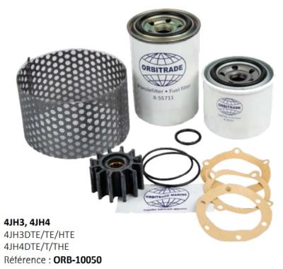 KIT ENTRETIEN MOTEUR YANMAR 4JH3, 4JH4 ORBITRADE ORB-10050