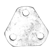 ANODE ZINC TRIANGULAIRE FLEXOFOLD TECNOSEAL 01041
