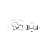 LOT DE 2 ANODES ZINC LATERALES FLEXOFOLD TECNOSEAL 01043