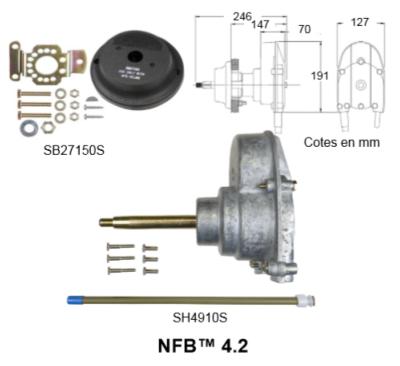 BOITIER DE DIRECTION NFB 4.2 SH4910S AVEC SUPPORT SEASTAR SOLUTIONS SB27150S