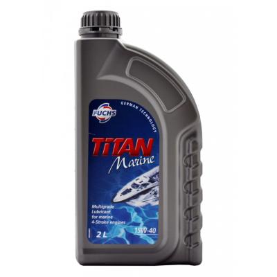 HUILE MOTEUR FUCHS TITAN MARINE 15W40 BIDON 2L