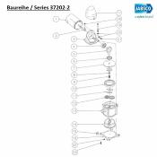 KIT ENTRETIEN JABSCO 50095-1000 POUR POMPE 37202 SÉRIE 2