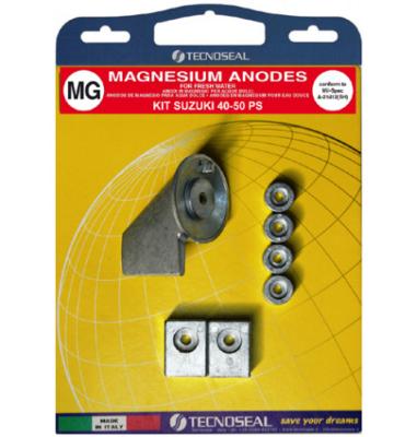 KIT ANODES MAGNIESIUM SUZUKI DF40-DF50 CV 7 PIECES