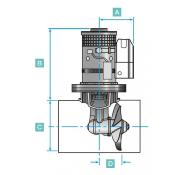 KIT Propulseur électrique 110TT 1.5kW 12V LEWMAR 591103