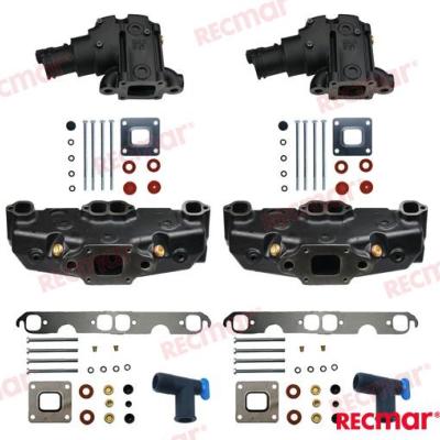 KIT ECHAPPEMENT MCM 1983-2002 GM305/350/377 V8 DRY JOINT COUDE 20.5CM