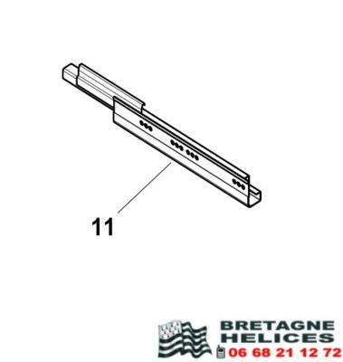 Kit 2 glissières DR49/65/55/160/190 INDEL SGD00027AA