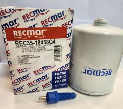 FILTRE ESSENCE RECMAR VERADO OPTIMAX 184584, 184585, 18458A4, 18458Q04, 18458Q3, 18458Q4, 18458T4, 35-18458Q3/Q4, 35-18458Q4, 35-18458T4, 35-18458Q5