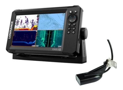 Combiné sondeur GPS Eagle 9 avec sonde HDI 50/200 KHz Lowrance 000-16124-001