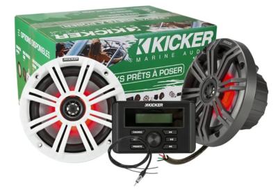 Pack Audio Marine Kicker Full RGB – KMC3 et HP 6.5" LED MULTI-COULEURS