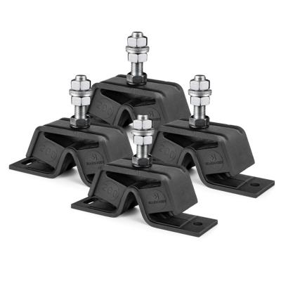 LOT DE 4 SUPPORTS ADAPTABLE YANMAR 4JH3-TE, 4JH3-HTE, 4JH3-DTE, 4JH4-TE, 4JH4-HTE, 4JH4-HTE1, 4JH80, 4JH110 OEM 129470-08350