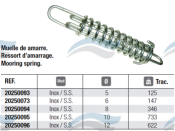 RESSORT DE MOUILLAGE INOX 8MM