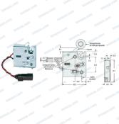 LOQUET ROTATIF ELECTRONIQUE M6 SOUTHCO R4-EM-R72-163-B