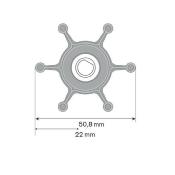 TURBINE JOHNSON F4 MOYEU MEPLAT 6 PALES 09-824P-1