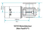 MOTEUR REDUCTEUR V2 IP68 NO FAST FIT LEWMAR 68001052