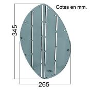 PROTECTEUR D'ETRAVE INOX - 265 X 345 MM