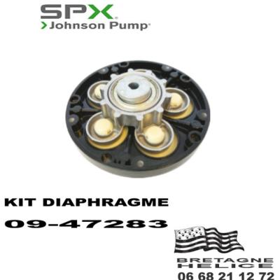 KIT DIAPHRAGME POUR POMPE JOHNSON WPS 3.5 09-47283