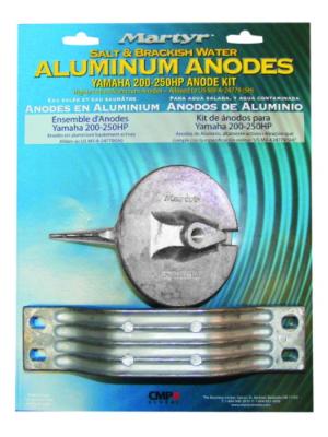 KIT ANODES ALU YAMAHA 200-250CV CONTRE ROTATION ANOA6603