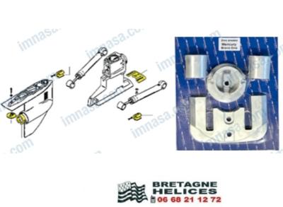 ANODES ZINC - KIT MERCRUISER BRAVO ONE 888758Q02