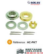 KIT MONTAGE SOLAS HC-PKT HONDA BF40, BF50 ET BF60 CV 13 CANNELURES