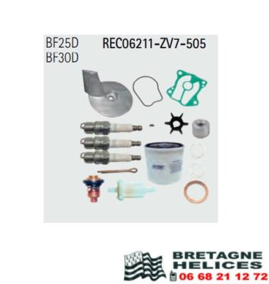 KIT REVISION POUR MOTEUR HONDA BF25D, BF30D OEM 06211-ZV7-505