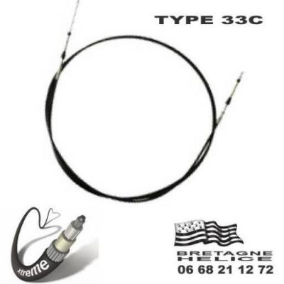 CABLE DE COMMANDE 33C XTREME TYPE CCX633 TELEFLEX 12.19M 40 PIEDS