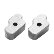 LOT DE 2 ANODES ZINC LATERALES FLEXOFOLD TECNOSEAL 01043