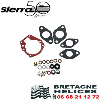 KIT CARBU SIERRA 18-7043 JOHNSON EVINRUDE OEM 382045, 382046, 439071, 398532, 383067, 383052, 382049, 382047