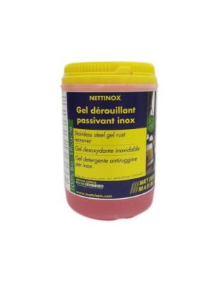 NETTINOX - GEL NETTOYANT PASSIVANT DEROUILLANT INOX 1 KG MATT CHEM 401MK