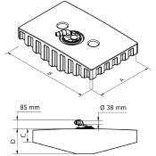 RESERVOIR 130L - 700x1100x250MM CAN SB SE9021