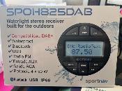 POSTE RADIO ETANCHE IP66 SPORTNAV SPOH825 DAB+ 4X50W