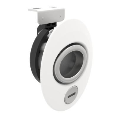 LOQUET BEETLE AVEC SERRURE BLANC 10-16MM SOUTHCO MP-03-110-770