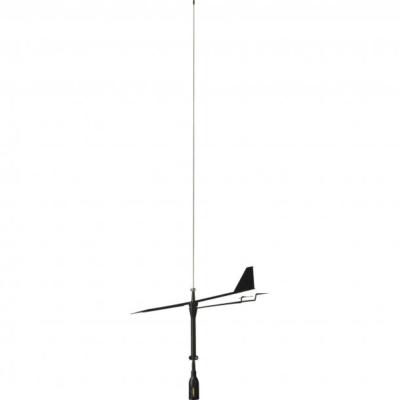 ANTENNE VHF INOX 3 DB CROW SUPERGAIN AVEC GIROUETTE